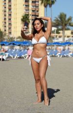SOPHIE KASAEI in White Bikini at a Beach in Turkey 04/26/2018