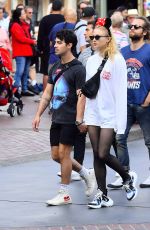 SOPHIE TURNER and Joe Jonas Out at Disneyland 04/06/2018