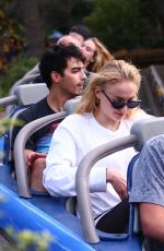 SOPHIE TURNER and Joe Jonas Out at Disneyland 04/06/2018
