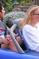 SOPHIE TURNER and Joe Jonas Out at Disneyland 04/06/2018