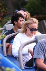 SOPHIE TURNER and Joe Jonas Out at Disneyland 04/06/2018