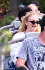 SOPHIE TURNER and Joe Jonas Out at Disneyland 04/06/2018