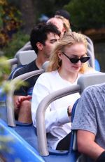 SOPHIE TURNER and Joe Jonas Out at Disneyland 04/06/2018