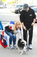 SOPHIE TURNER and Joe Jonas Out in Los Angeles 04/04/2018