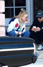 SOPHIE TURNER and Joe Jonas Out in Los Angeles 04/04/2018