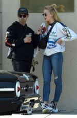 SOPHIE TURNER and Joe Jonas Out in Los Angeles 04/04/2018
