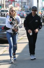 SOPHIE TURNER and Joe Jonas Out in Los Angeles 04/04/2018
