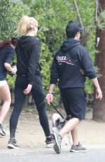 SOPHIE TURNER and Joe Jonas Walks Their Dog Out in Los Angeles 04/07/2018