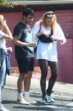 SOPHIE TURNER Leaves a Gym in Hollywood 04/06/2018