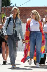 STACEY SOLOMON and LADY VICTORIA HERVEY at Tatiana Karelina West Hair Salon 04/20/2018