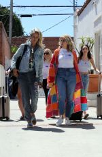 STACEY SOLOMON and LADY VICTORIA HERVEY at Tatiana Karelina West Hair Salon 04/20/2018