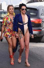 STEPHANIE DAVIS and GABBY ALLEN on Vacation in Marbella 04/23/2018