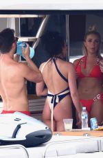 STEPHANIE DAVIS and GABBY ALLEN on Vacation in Marbella 04/23/2018