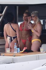 STEPHANIE DAVIS and GABBY ALLEN on Vacation in Marbella 04/23/2018