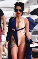 STEPHANIE DAVIS and GABBY ALLEN on Vacation in Marbella 04/23/2018