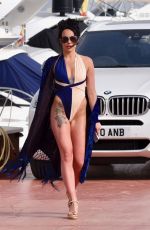 STEPHANIE DAVIS and GABBY ALLEN on Vacation in Marbella 04/23/2018