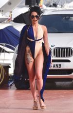 STEPHANIE DAVIS and GABBY ALLEN on Vacation in Marbella 04/23/2018