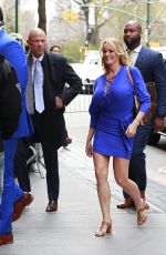 STORMY DANIELS Arrives at The View in New York 04/17/2018