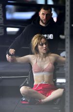 SUKI WATERHOUSE Working Out at a Gym in New York 04/24/2018