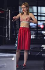 SUKI WATERHOUSE Working Out at a Gym in New York 04/24/2018