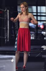 SUKI WATERHOUSE Working Out at a Gym in New York 04/24/2018