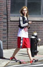 SUKI WATERHOUSE Working Out at a Gym in New York 04/24/2018