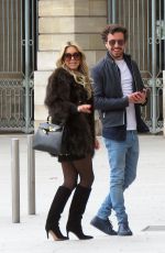 SYLVIE MEIS and Sander Klieverik Out in Paris 04/01/2018