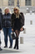 SYLVIE MEIS and Sander Klieverik Out in Paris 04/01/2018