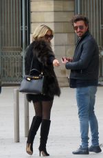 SYLVIE MEIS and Sander Klieverik Out in Paris 04/01/2018