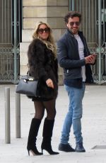 SYLVIE MEIS and Sander Klieverik Out in Paris 04/01/2018