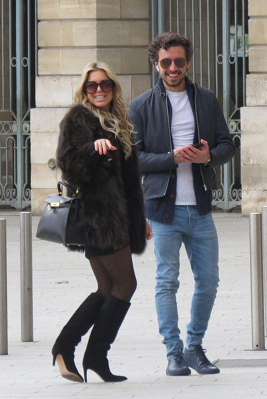 SYLVIE MEIS and Sander Klieverik Out in Paris 04/01/2018