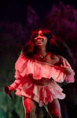 SZA Performs at Coachella Valley Music & Arts Festival in Palm Springs 04/13/2018