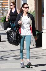 TERI HATCHER Arrives at a Gym in Studio City 04/08/2018
