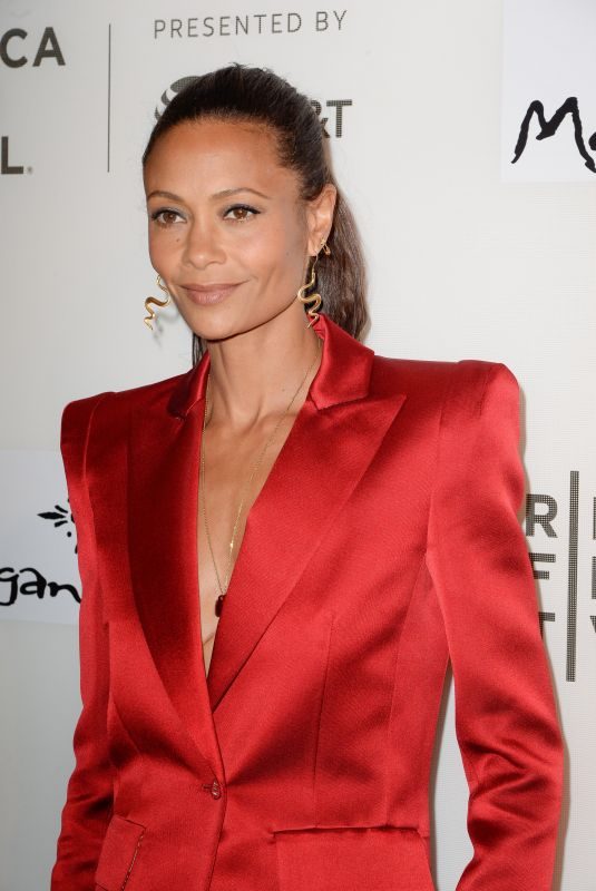 THANDIE NEWTON at Westworld Premiere at Tribeca Film Festival in New York 04/19/2018