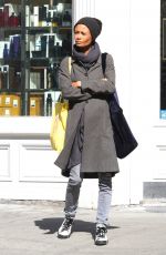 THANDIE NEWTON Out and About in New York 04/20/2018