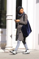 THANDIE NEWTON Out and About in New York 04/20/2018