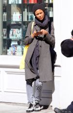 THANDIE NEWTON Out and About in New York 04/20/2018