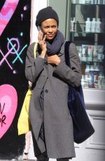 THANDIE NEWTON Out and About in New York 04/20/2018