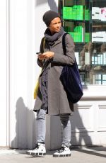 THANDIE NEWTON Out and About in New York 04/20/2018