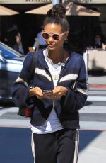 THANDIE NEWTON Out for Lunch at Gratitude in Beverly Hills 04/17/2018