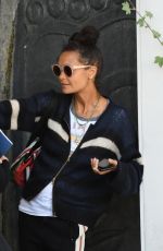 THANDIE NEWTON Out for Lunch at Gratitude in Beverly Hills 04/17/2018