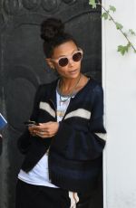 THANDIE NEWTON Out for Lunch at Gratitude in Beverly Hills 04/17/2018