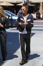 THANDIE NEWTON Out for Lunch at Gratitude in Beverly Hills 04/17/2018