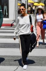 THANDIE NEWTON Out Shopping in Beverly Hills 04/23/2018