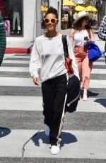 THANDIE NEWTON Out Shopping in Beverly Hills 04/23/2018