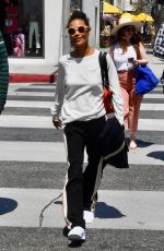 THANDIE NEWTON Out Shopping in Beverly Hills 04/23/2018
