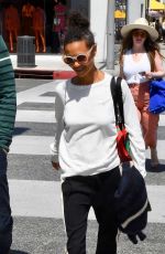 THANDIE NEWTON Out Shopping in Beverly Hills 04/23/2018