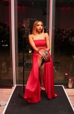 TINASHE at Giorgio Armani Si Passione Fragrance & Vogue Launch in New York 04/05/2018