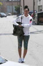 TRACEE ELLIS ROSS Leaves a Gym in Los Angeles 04/25/2018