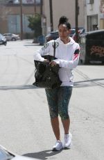 TRACEE ELLIS ROSS Leaves a Gym in Los Angeles 04/25/2018